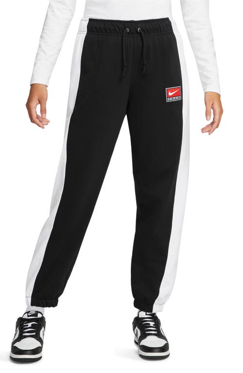 Sportswear Team Nike Fleece Pants in Black/white