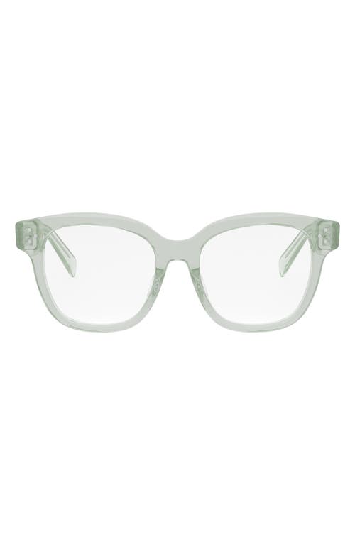 DIOR CELINE BOLD 53MM ROUND OPTICAL GLASSES 