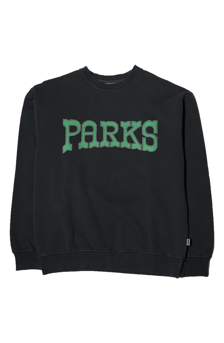 PARKS PROJECT Logo Sweatshirt, Main, color, BLACK