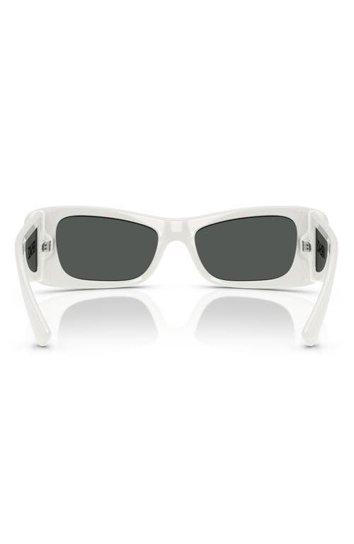 Shop Versace 54mm Pillow Sunglasses In White