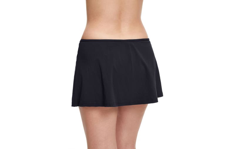 Shop Profile By Gottex Tutti Frutti Side Slit Skirt Swim Bottom In Black