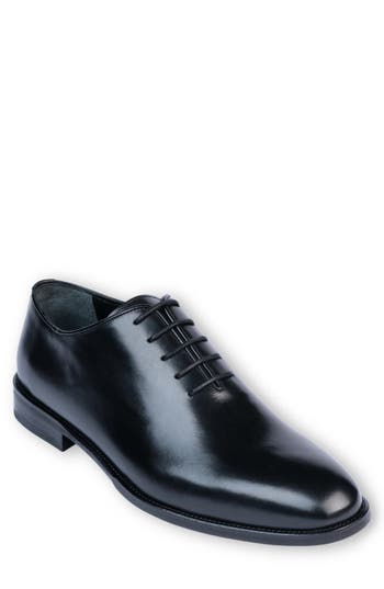 Vellapais Pile Whole Cut Oxford Dress Shoes In Black