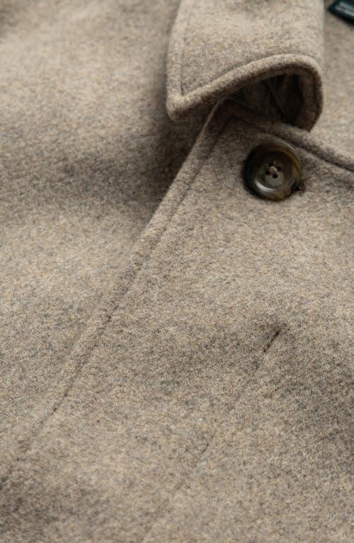 Shop Rodd & Gunn Mt. Florence Wool Blend Overcoat In Fawn