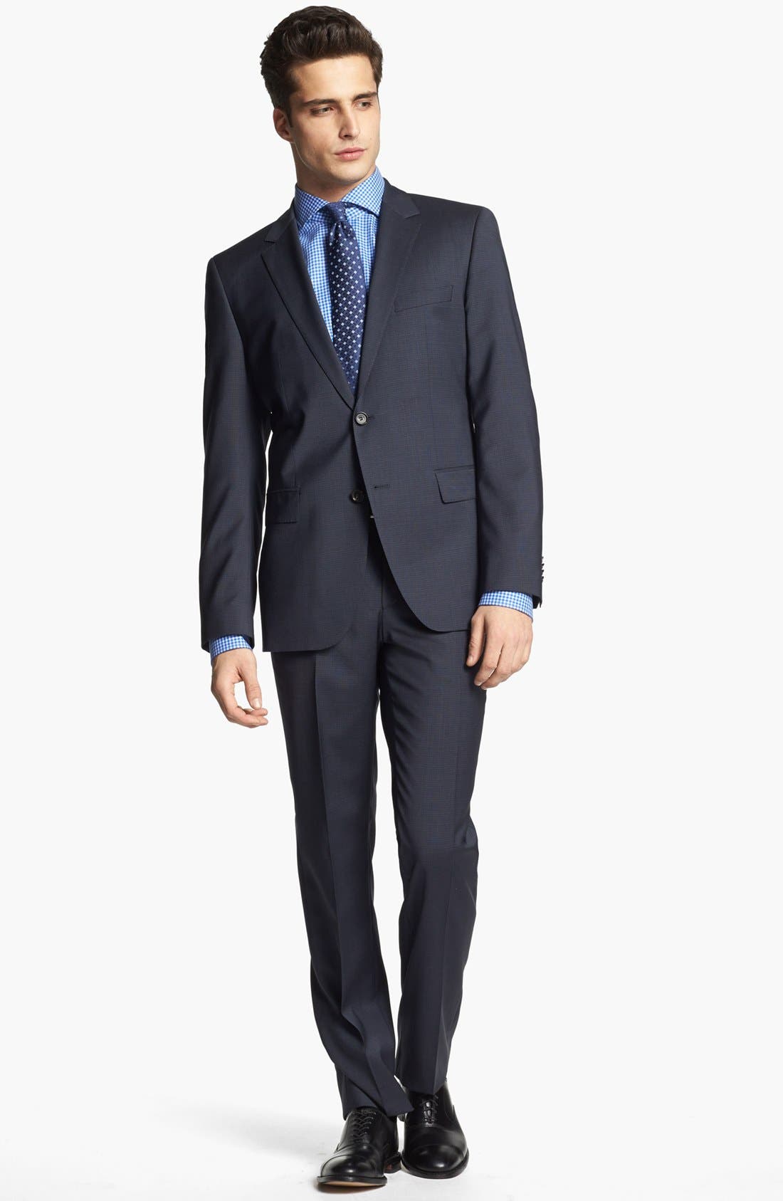 BOSS HUGO BOSS 'James/Sharp' Trim Fit Check Suit | Nordstrom