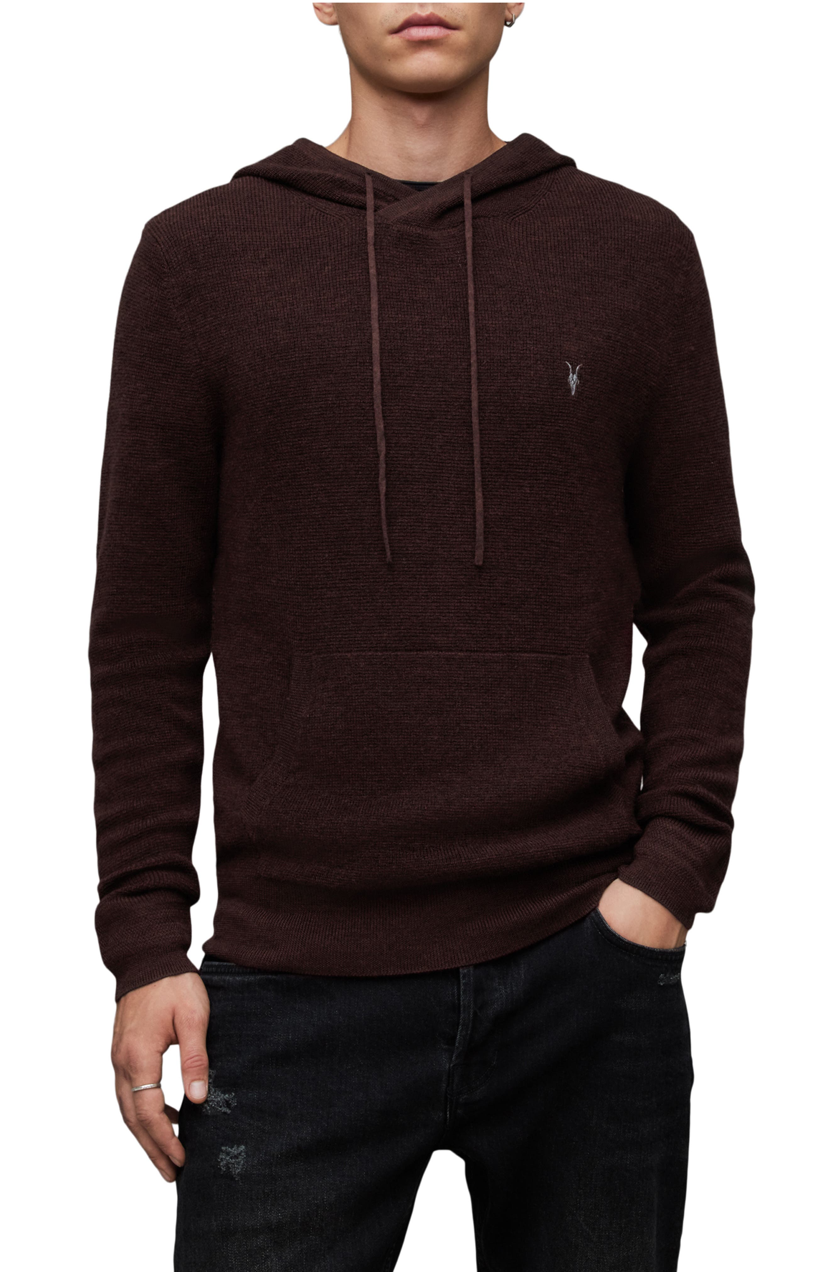 All saints merino hoodie store