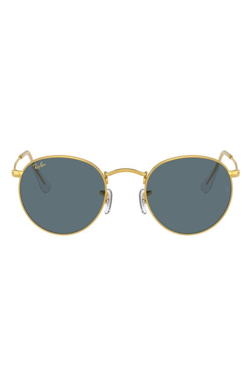 Ray Ban Ray-ban Legend Collection 47mm Round Sunglasses In Blue