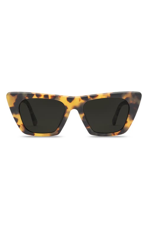 Electric Noli 50mm Polarized Cat Eye Sunglasses in Matte Tort/Grey Polar