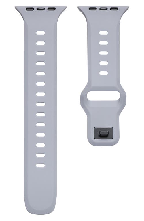 The Posh Tech Premium Silicone 42–49mm Apple Watch® Watchband In Grey