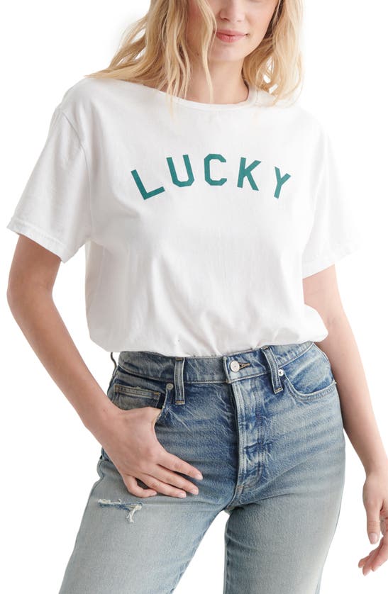 Lucky Brand LUCKY ARCHIVED BOYFRIEND GRAPHIC TEE