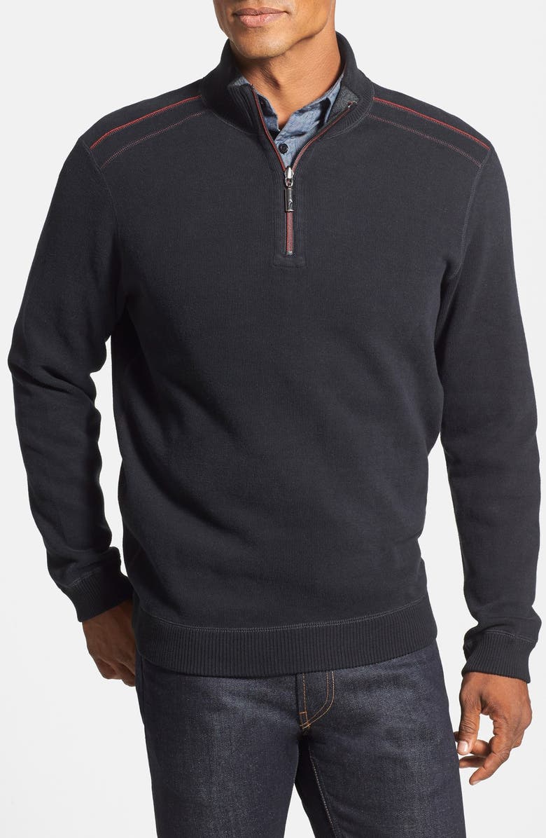 Tommy Bahama 'Flip Side Pro' Reversible Half Zip Sweater | Nordstrom