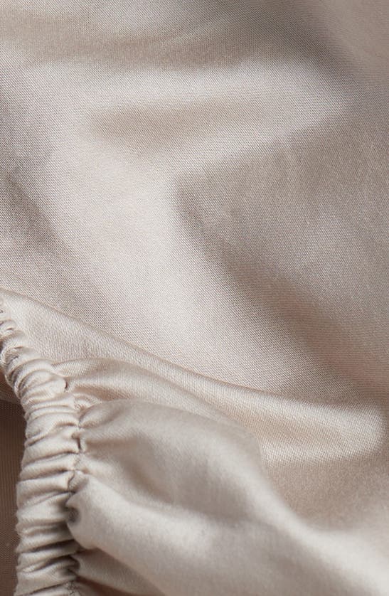 Parachute Sateen Fitted Sheet In Bone