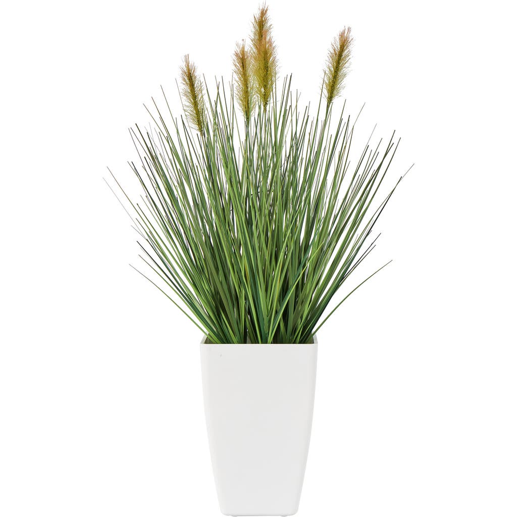 Ginger Birch Studio Artificial Potted Plant In Green