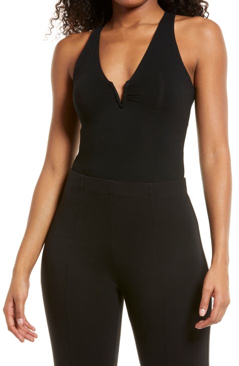 Naked Wardrobe - Hourglass Ruched Off the Shoulder Jersey Crop Top in Black  at Nordstrom