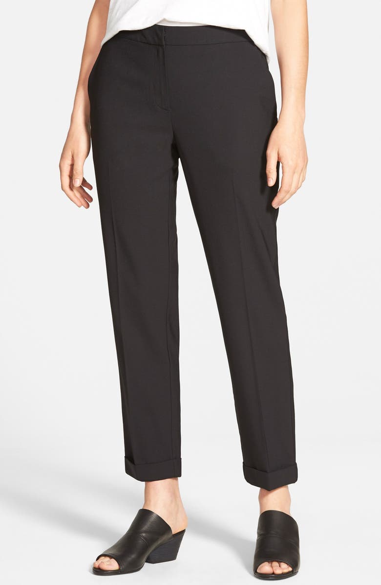 Eileen Fisher Cuff Slim Ankle Pants | Nordstrom