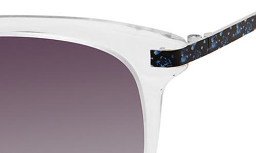 Isaac Mizrahi New York 55mm Square Sunglasses In Clear