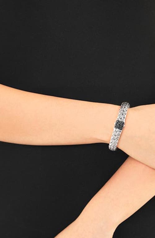 John Hardy Classic Chain Lava Rope Bracelet In Silver