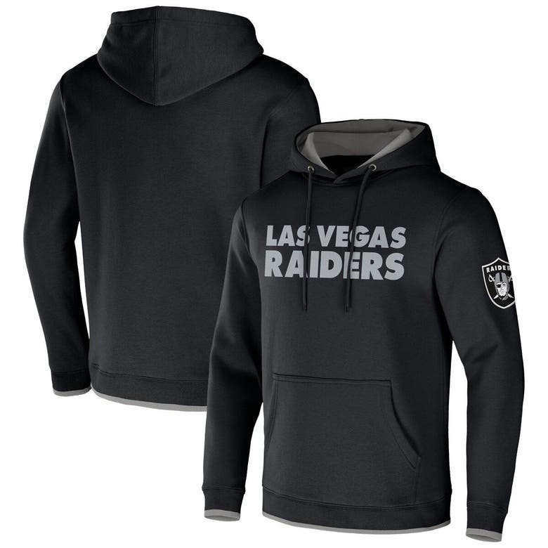 Las Vegas Raiders NFL x Darius Rucker Collection by Fanatics Team Color &  White Pullover Sweatshirt - Black