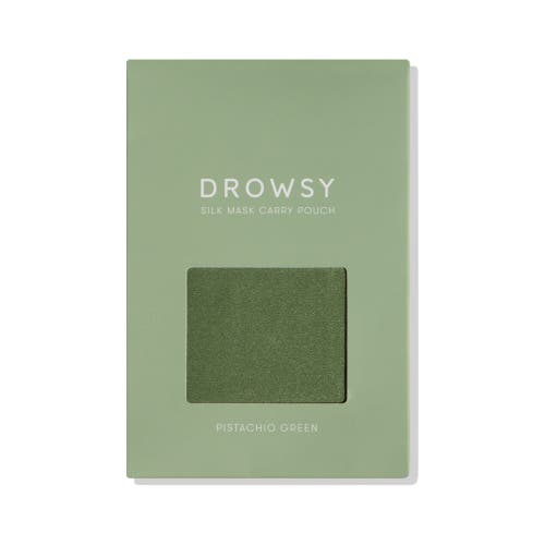 Drowsy Sleep Co . Silk Carry Pouch In Pistachio