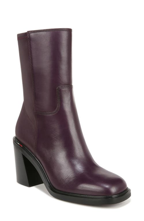 Franco Sarto Penelope Square Toe Bootie in Plum at Nordstrom, Size 6.5