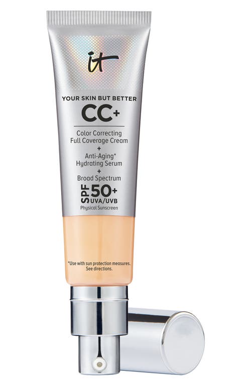 IT Cosmetics CC+ Color Correcting Full Coverage Cream SPF 50+ in Light Medium