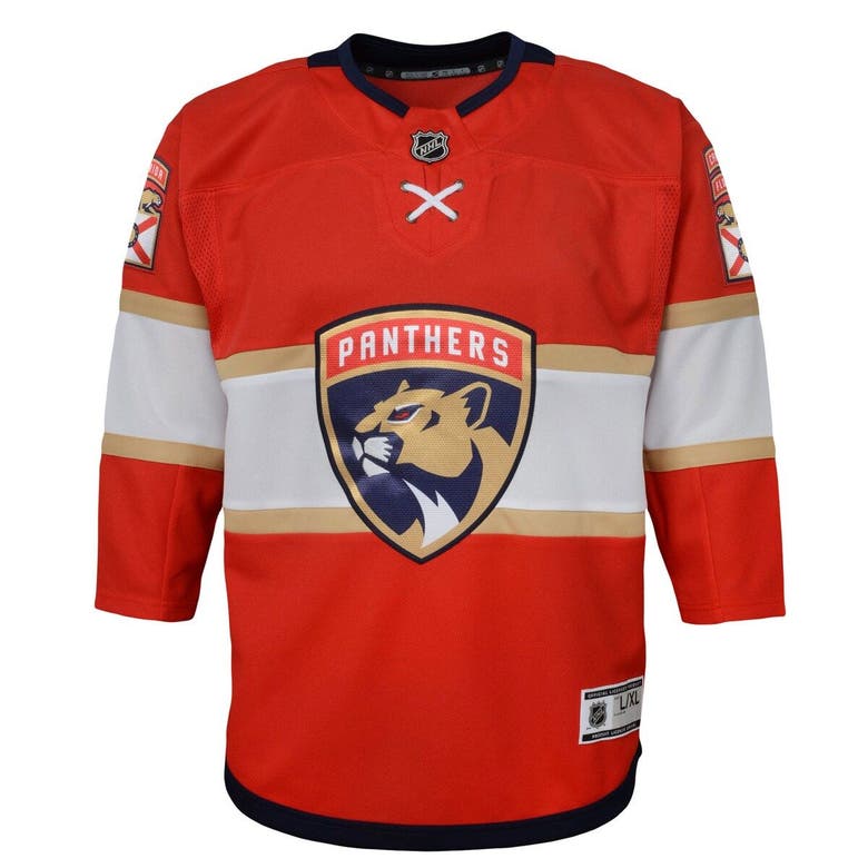 OUTERSTUFF PRESCHOOL MATTHEW TKACHUK RED FLORIDA PANTHERS REPLICA PLAYER JERSEY