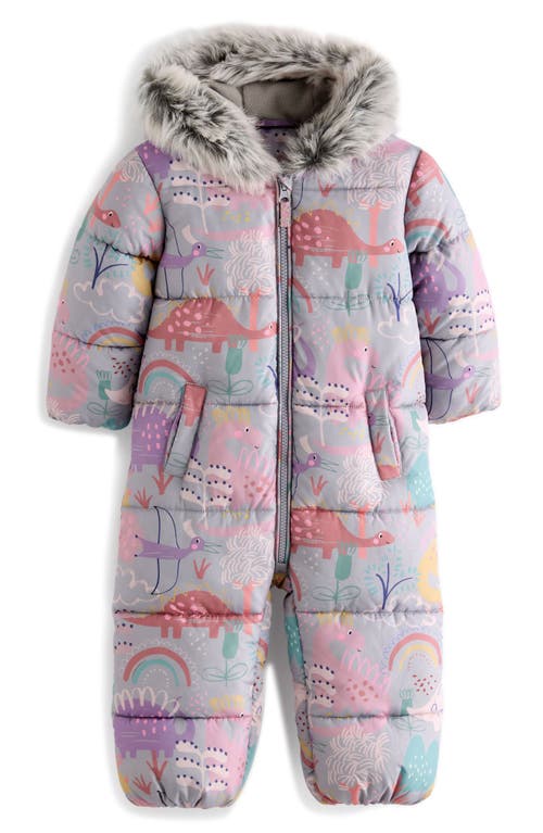 NEXT NEXT KIDS' DINO SNOWSUIT WITH FAUX FUR TRIM