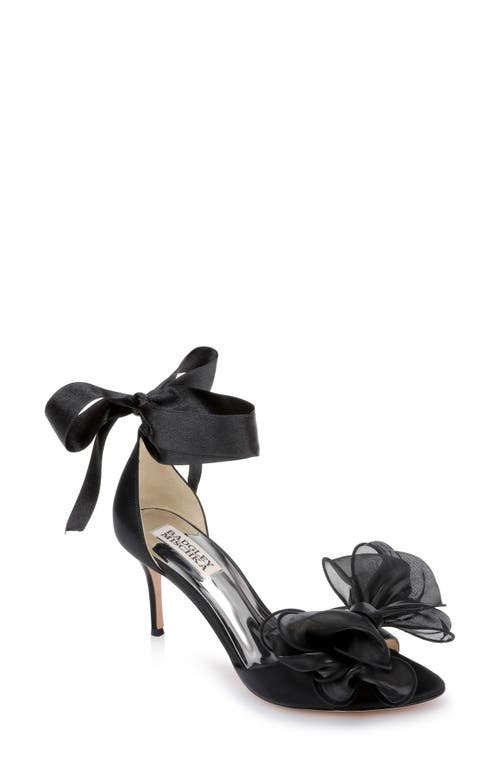 Badgley Mischka Collection Neryssa Bow Detail Sandal in Black