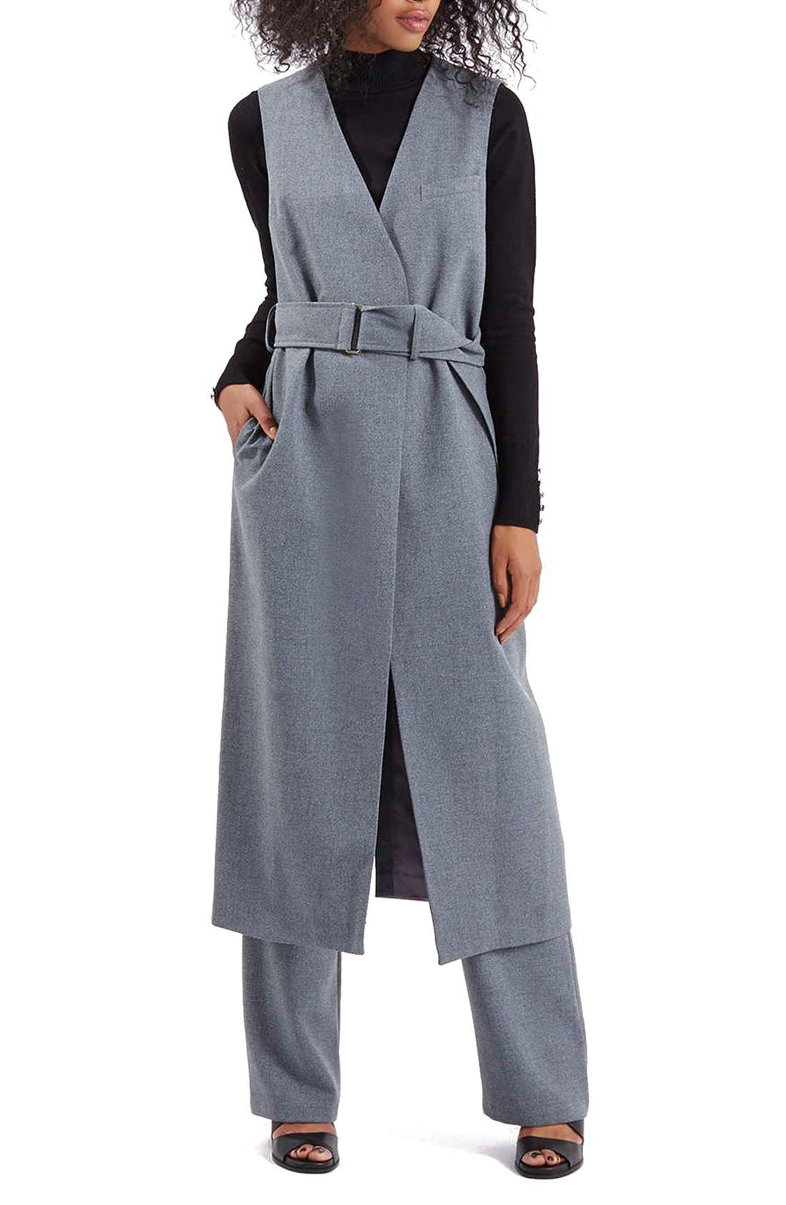 Sleeveless Longline Jacket Nordstrom