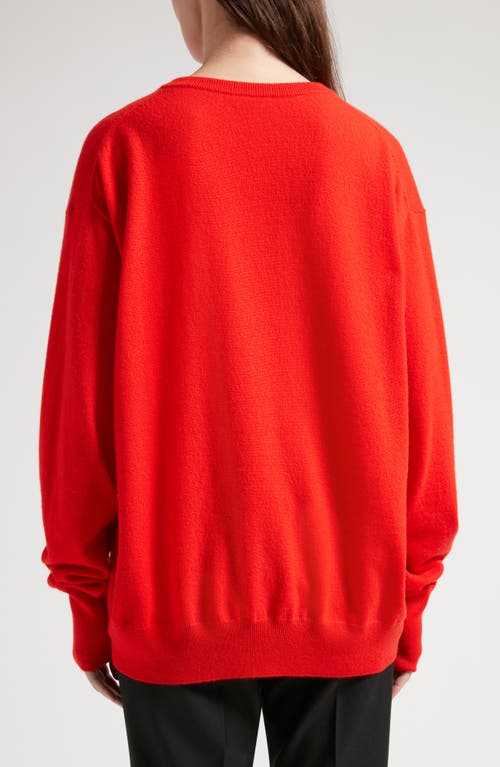 Shop The Row Gracy V-neck Cashmere Sweater In Firetruck