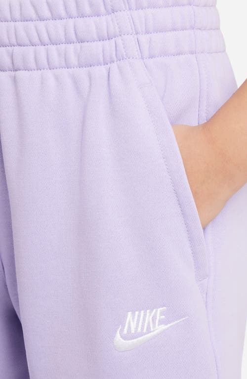 Shop Nike Kids' Sportswear Club Fleece Shorts In Hydrangeas/white