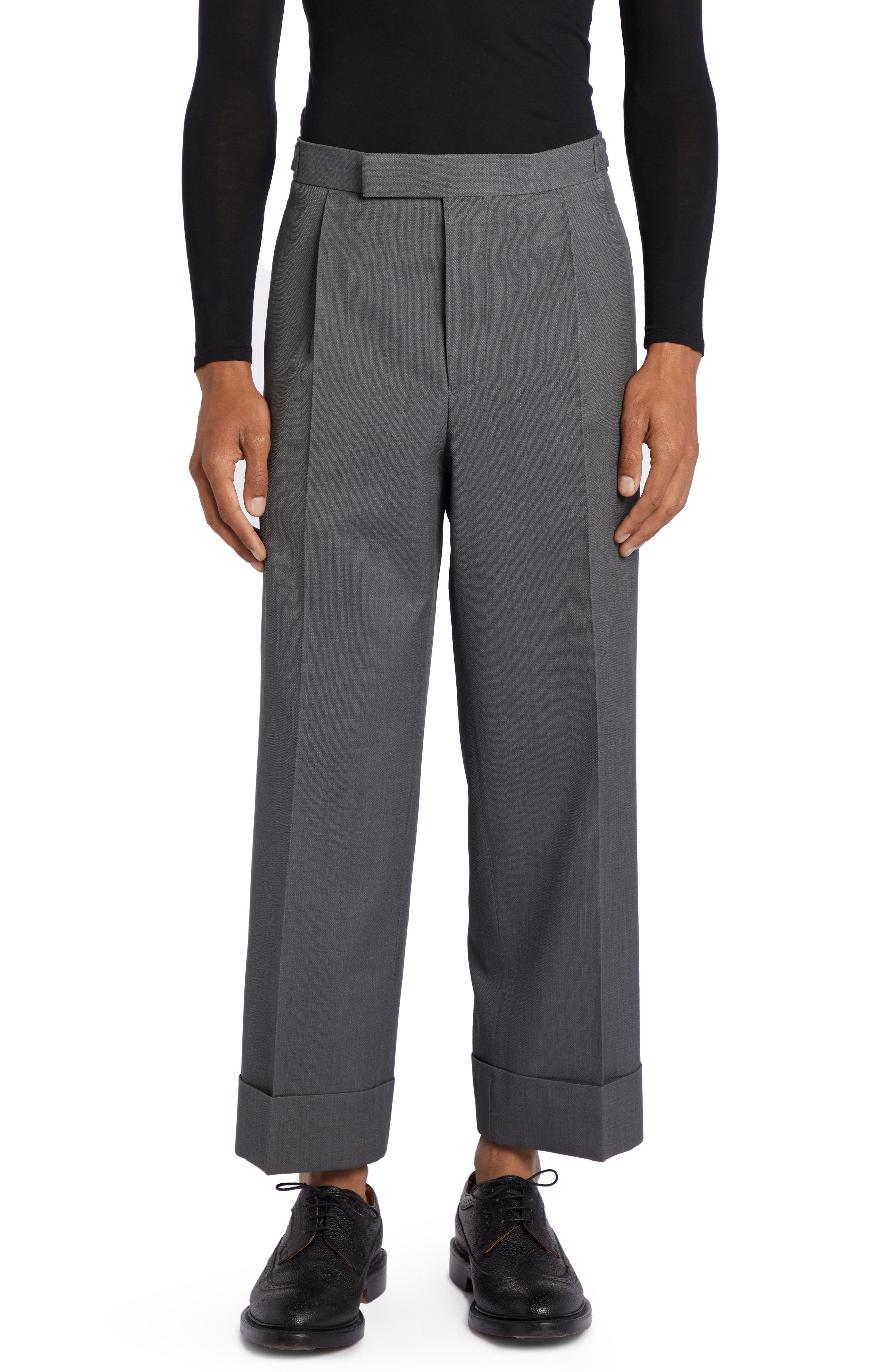 Thom Browne Unconstructed Cotton Twill Chino Trouser - Grey