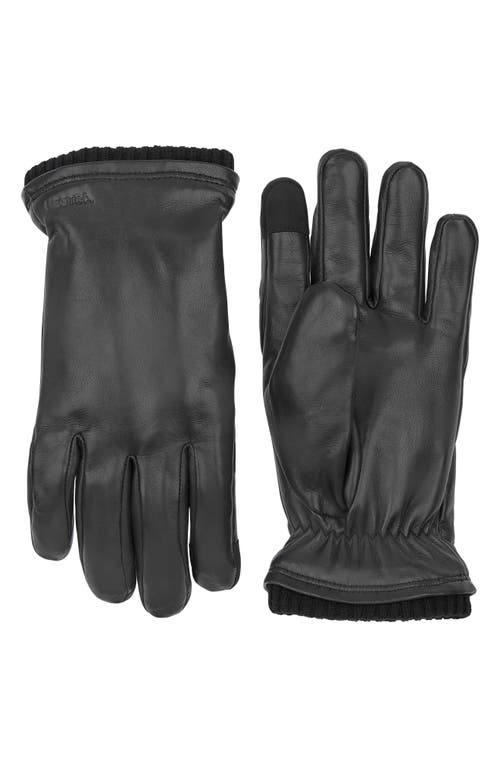 John Sheepskin Gloves in Black