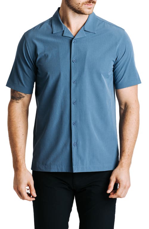 Western Rise Outbound Performance Camp Shirt In Blue
