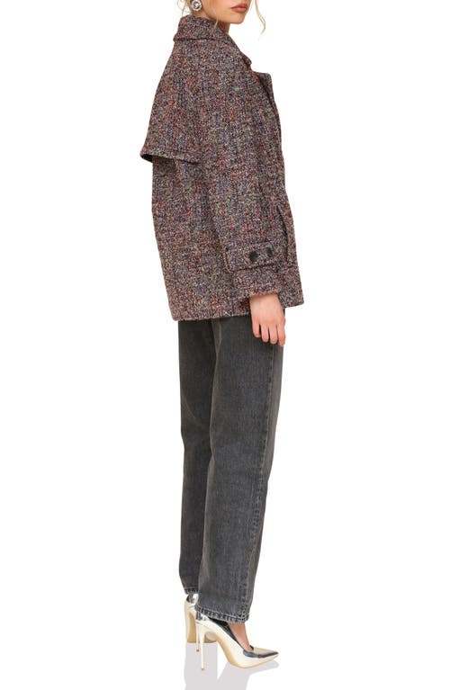 AVEC LES FILLES AVEC LES FILLES HERRINGBONE PEACOAT 