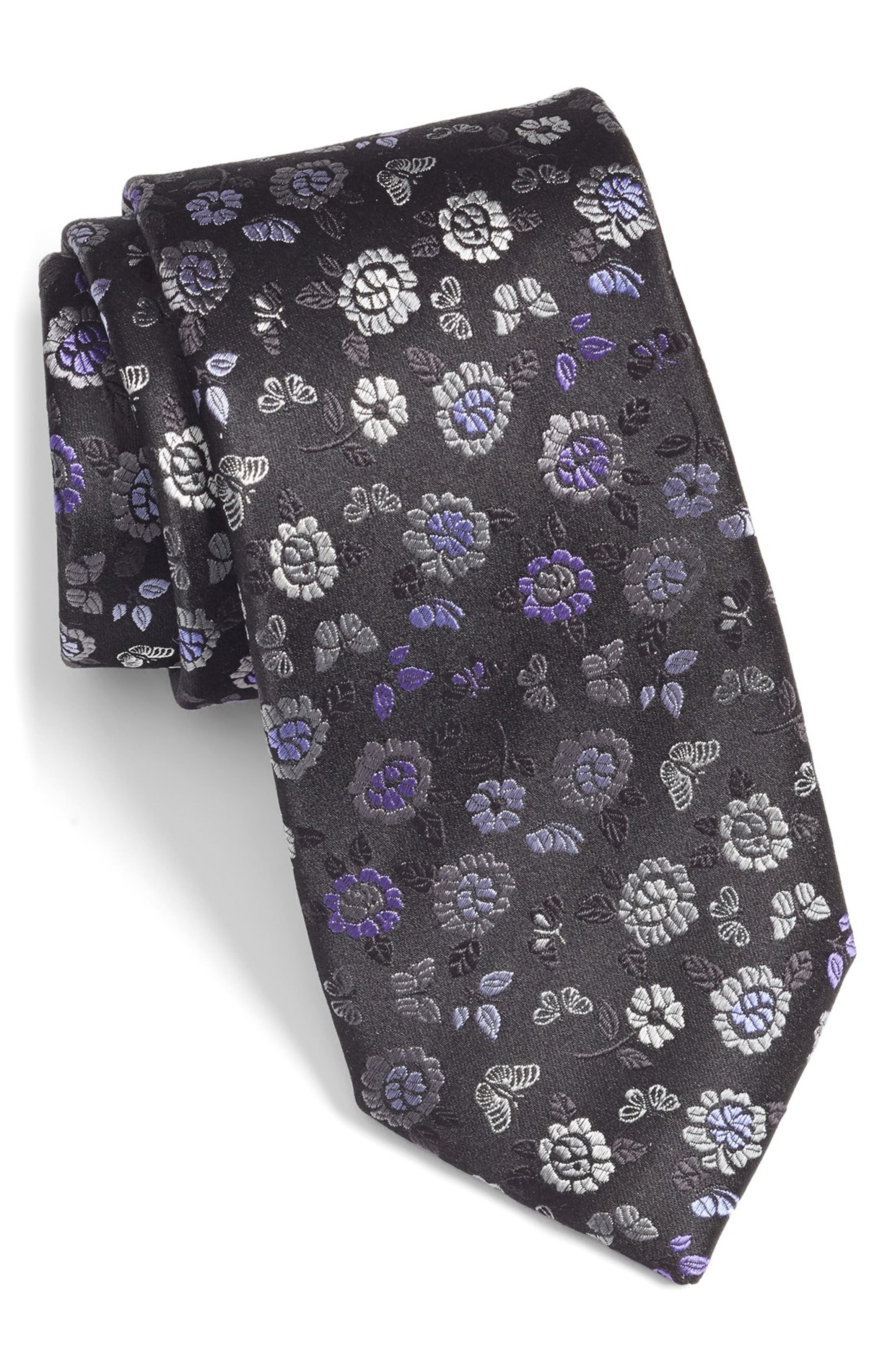 Bugatchi Floral Silk Tie | Nordstrom