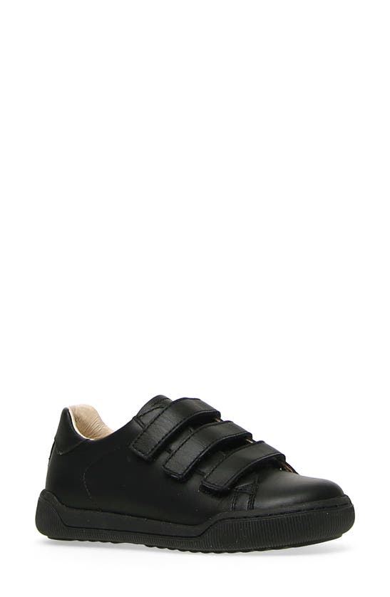 Shop Naturino Kids' Gempe Leather Sneaker In Black