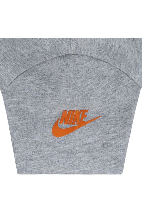 Shop Nike Kids' Boxy Go Team Graphic T-shirt In Dark Grey Heather