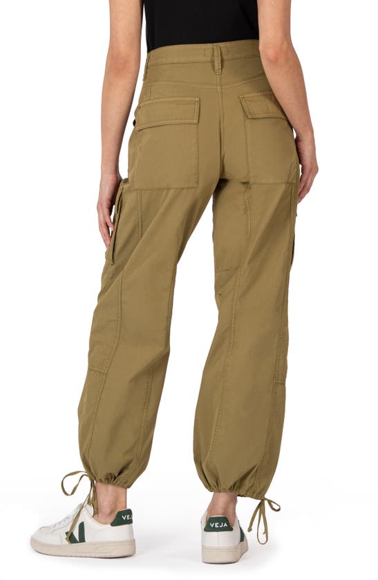 Shop Kut From The Kloth Erika High Waist Utility Pants In Olive
