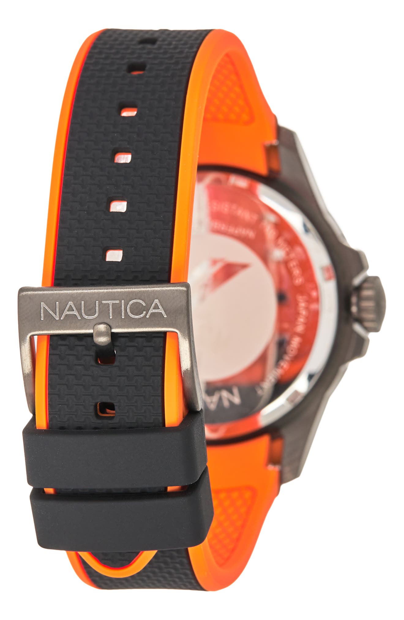 fastrack orange strap watch