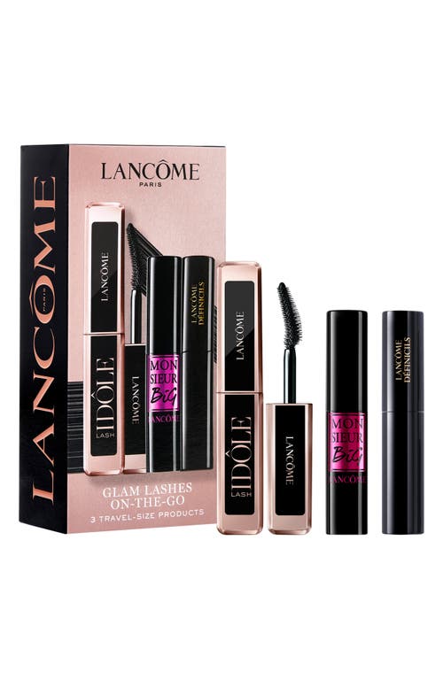 Lancôme Glam Lashes On The Go Mascara Gift Set (limited Edition) $48 Value In No Color
