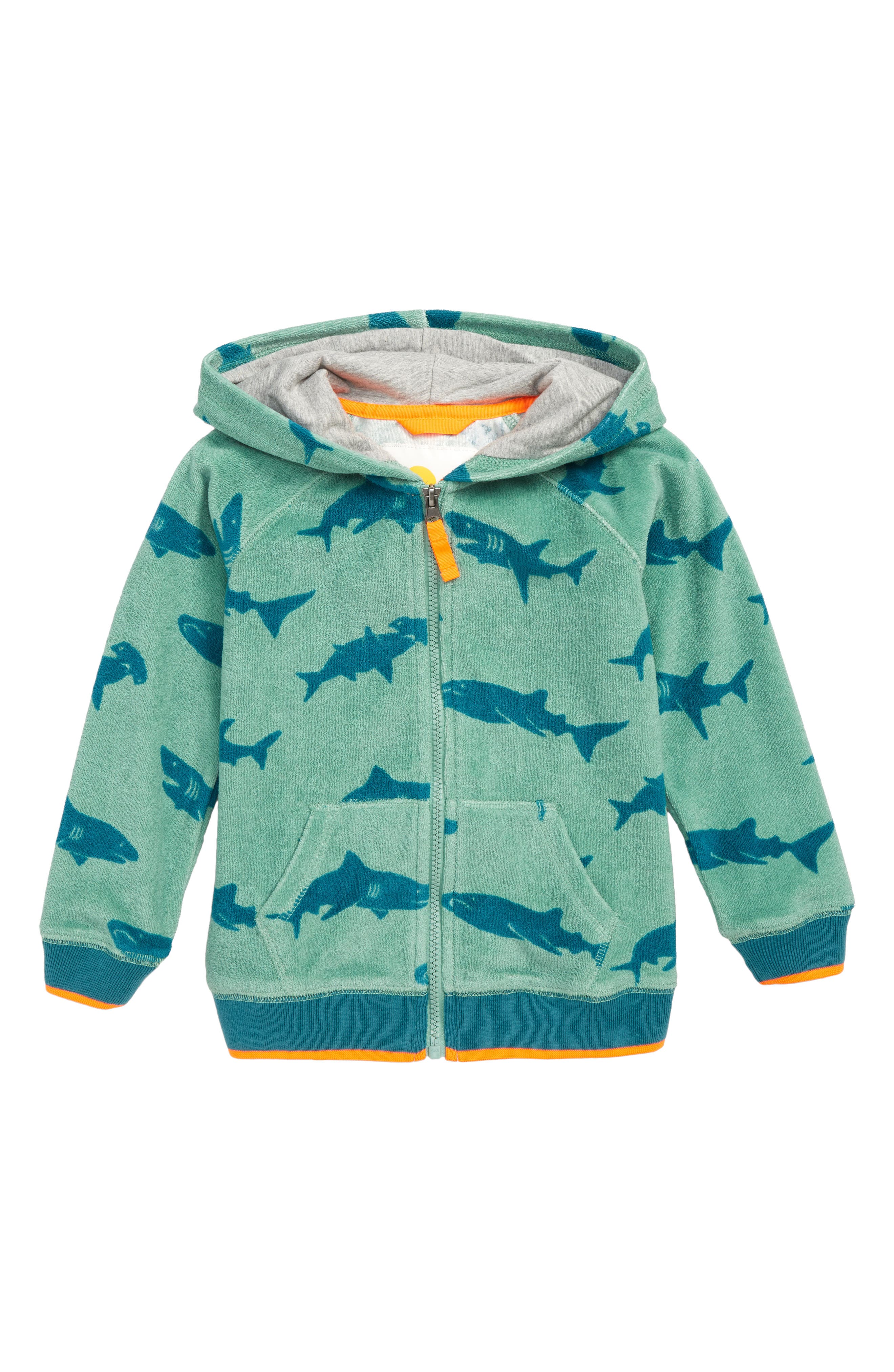 mini boden toweling hoodie