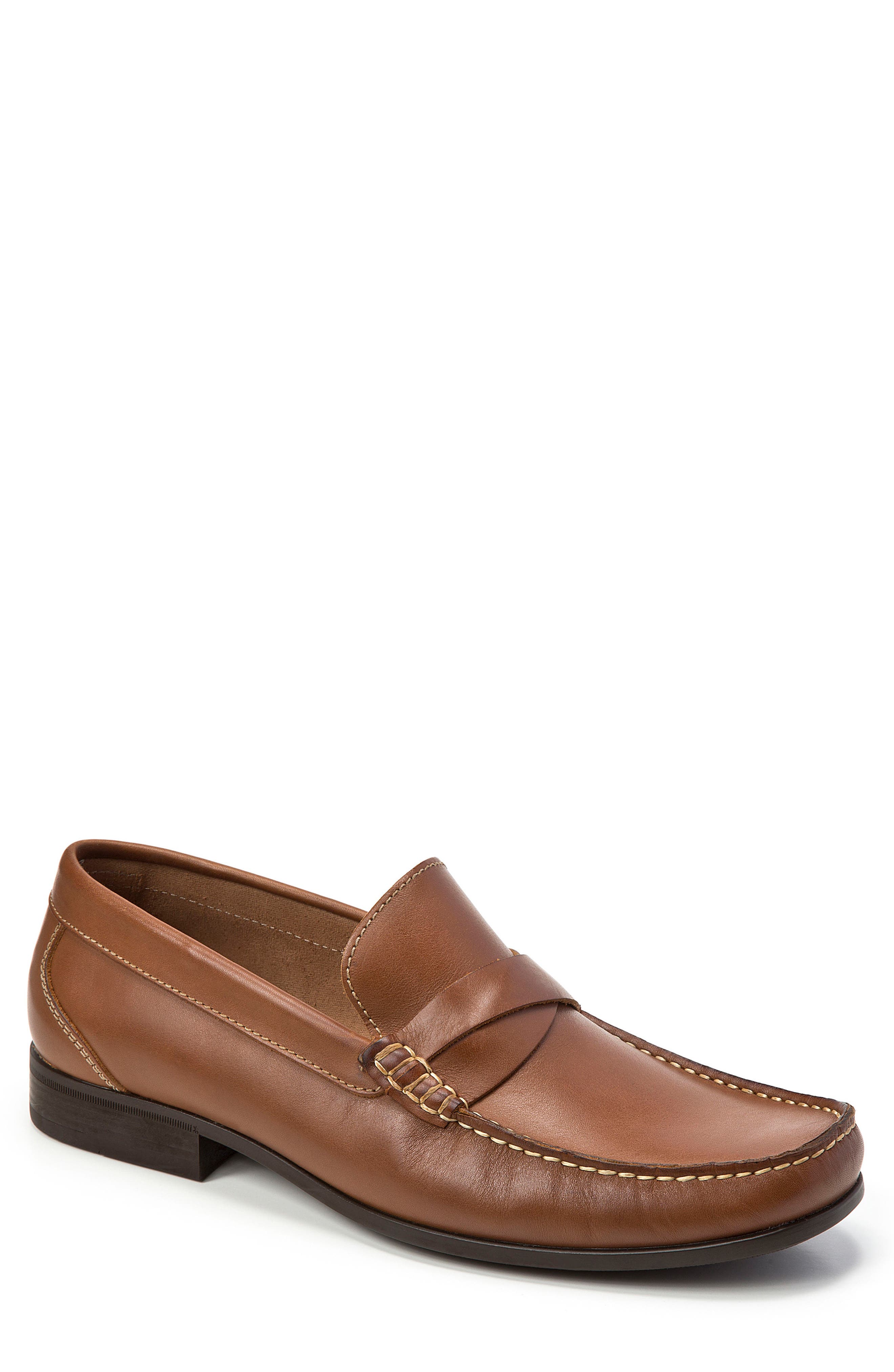 Sandro Moscoloni Abruzo Cross Strap Loafer - Brown