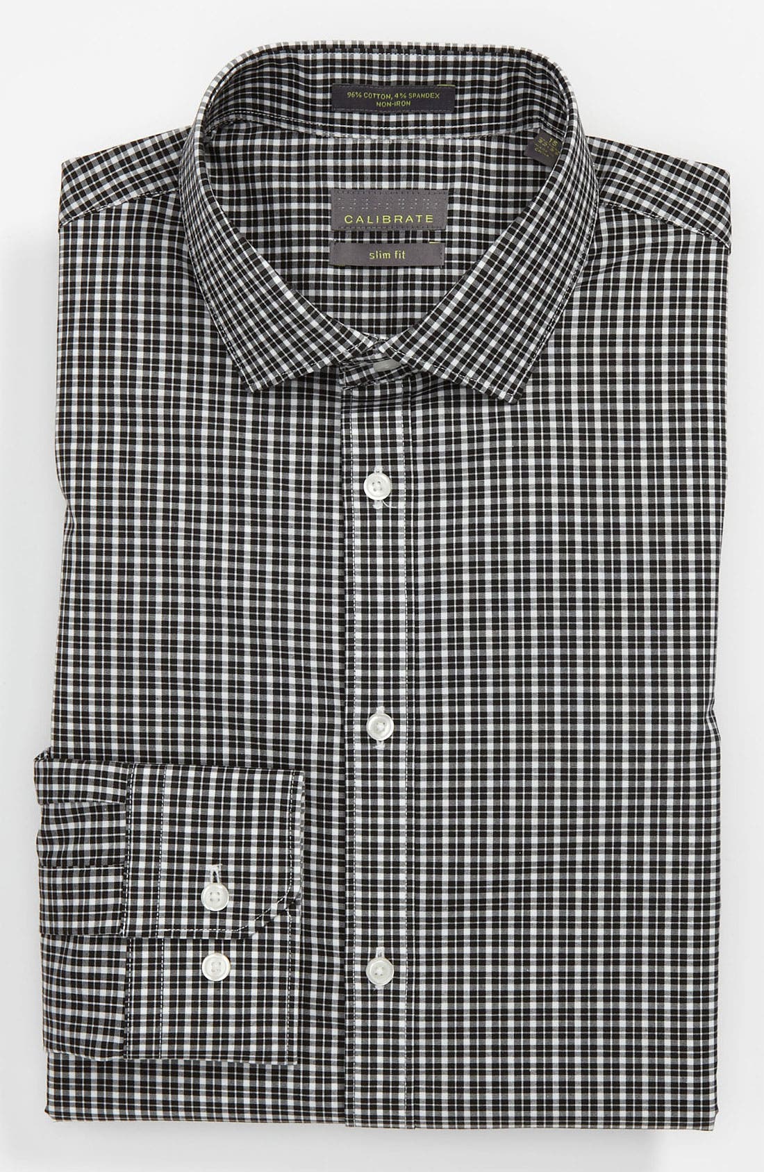 calibrate slim fit dress shirt