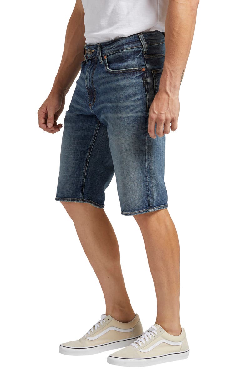 Silver Jeans Co. Gordie Relaxed Fit Stretch Denim Shorts | Nordstrom
