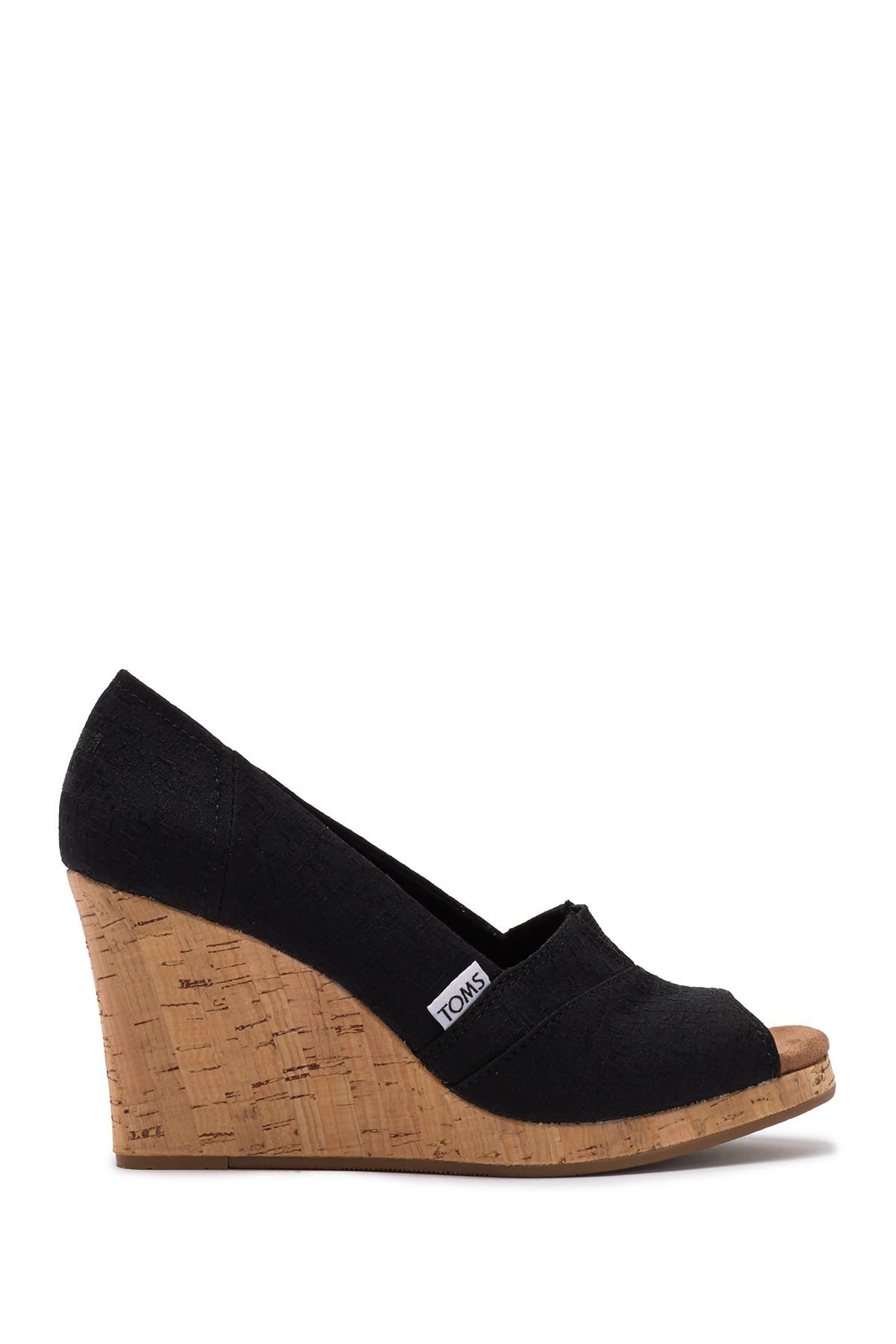 toms classic wedge black