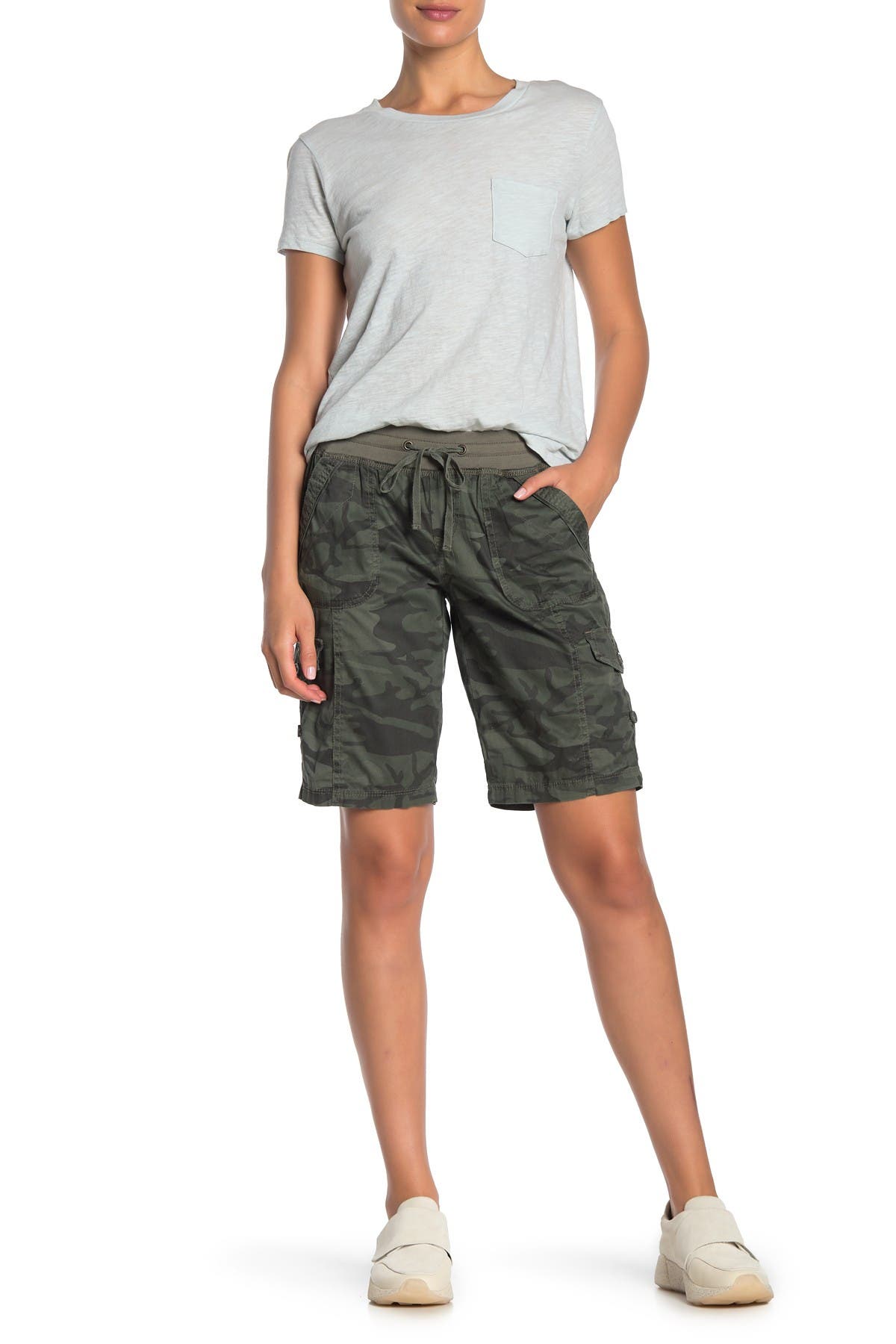 Unionbay Betsey Camo Bermuda Shorts 