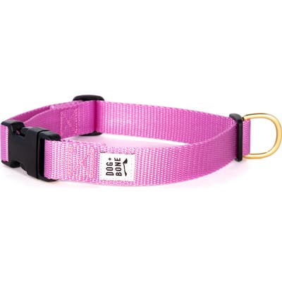 Dog + Bone Snap Collar, Pink