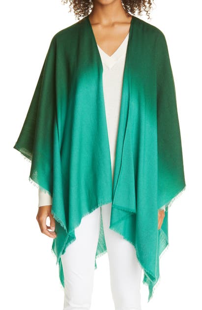Eileen Fisher OMBRE PONCHO WRAP