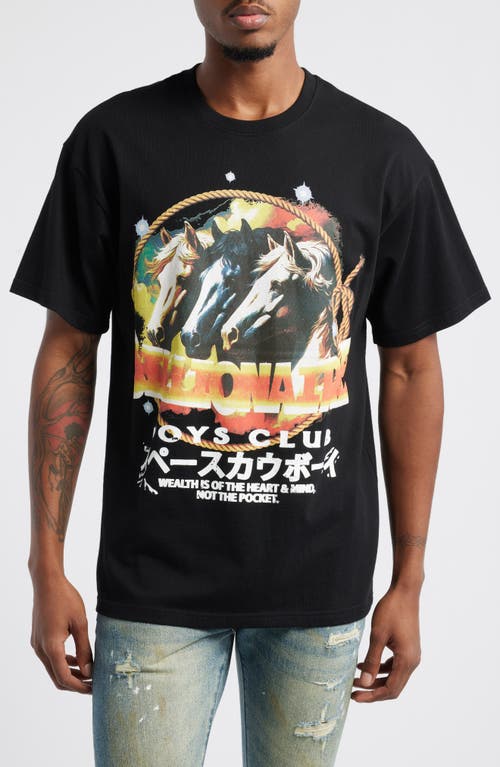 Billionaire Boys Club Wild Graphic T-Shirt in Black 