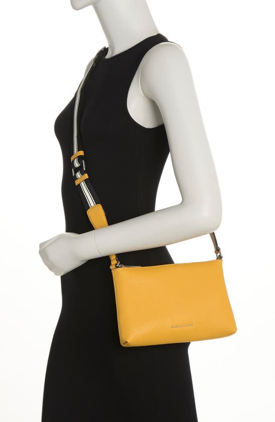 Marc Jacobs The Cosmo Leather Crossbody Bag In Golden Spice